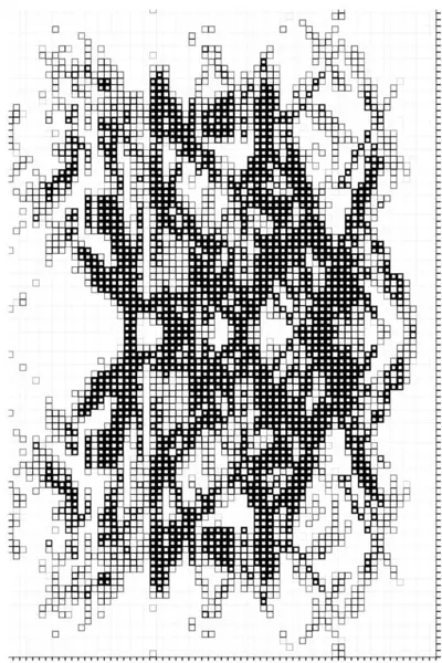 Abstrakcyjny Szablon Dla Miejsca Kopiowania Tapeta Czarno Białymi Pikselami — Wektor stockowy
