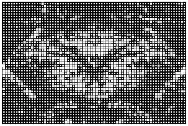 Черный Белый Пиксельный Фон — стоковый вектор