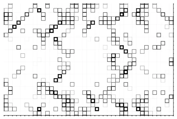 Černé Bílé Pixely Vzor Pozadí — Stockový vektor