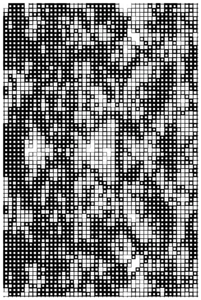 Schwarz Weiß Pixelmuster Hintergrund — Stockvektor