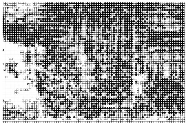 Mozaika Čtvercových Pixelů Pozadí Vektorová Ilustrace — Stockový vektor