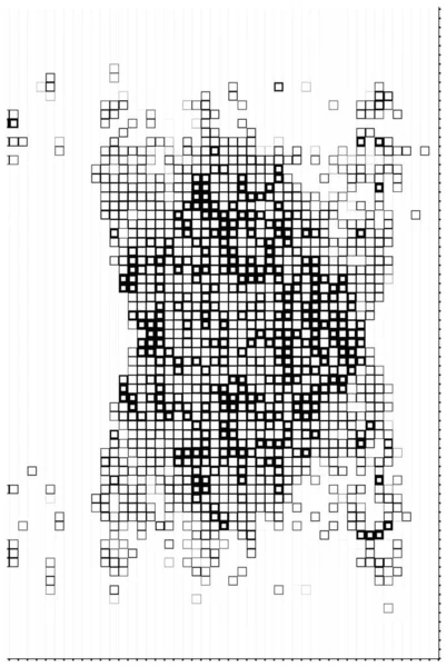 抽象的传单 黑白相间像素的墙纸 正方形 — 图库矢量图片