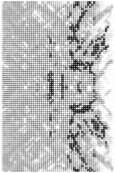 Abstraktní Pozadí Jednobarevná Textura Černé Bílé Tvary Bílém Pozadí — Stockový vektor