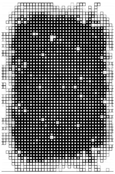 Flyer Abstrait Papier Peint Avec Pixels Noirs Blancs Formes Carrés — Image vectorielle