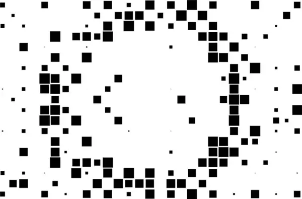 Soyut Geometrik Siyah Piksel Arkaplan — Stok Vektör
