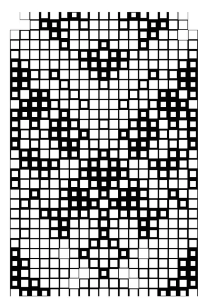 Абстрактный Геометрический Чёрный Пиксельный Фон — стоковый вектор