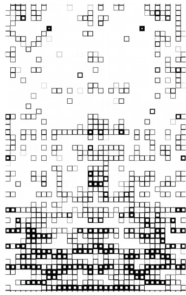 Mosaikdesignelement Pixelbakgrund — Stock vektor