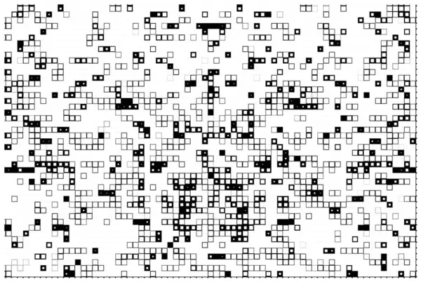 Halftoon Zwart Wit Geometrisch Patroon Vectorillustratie — Stockvector