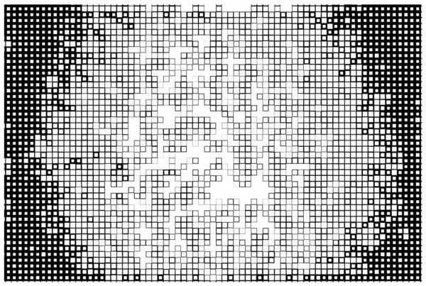 Geometrisches Schwarz Weiß Muster Vektorillustration — Stockvektor