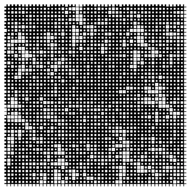 Geometrisches Schwarz Weiß Muster Vektorillustration — Stockvektor