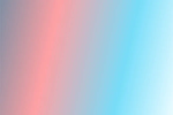 Цветной Абстрактный Размытый Градиентный Фон Голубым Бирюзовым Коралловым Серым Цветами — стоковый вектор