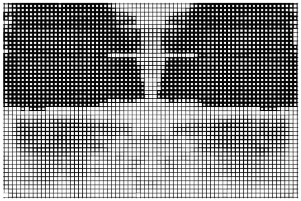 Square Design Elements Pixel Background — Stock Vector
