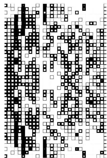 Square Design Elements Pixel Background — Stock Vector