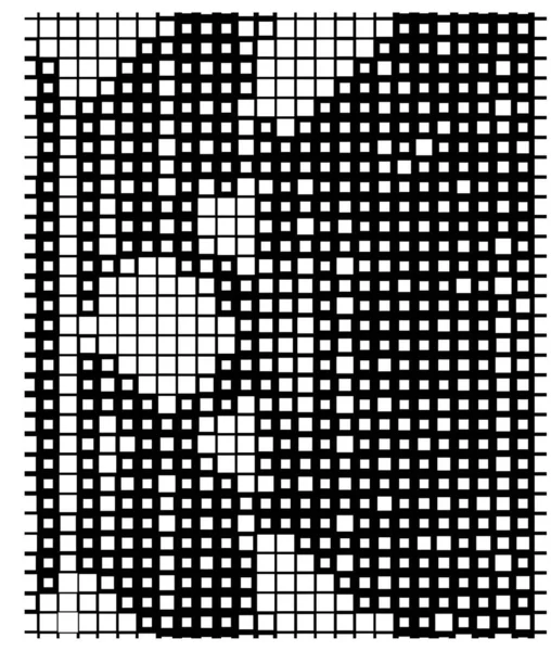 Quadratische Gestaltungselemente Mosaik Hintergrund — Stockvektor