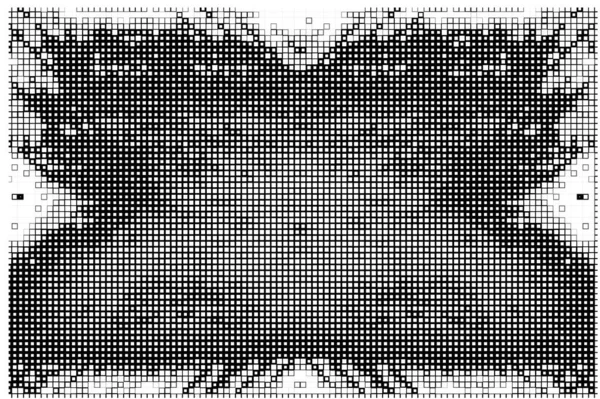 Декоративный Черно Белый Фон Квадратами Векторная Иллюстрация — стоковый вектор