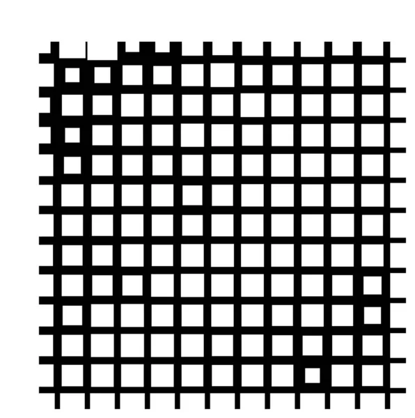 Fond Décoratif Noir Blanc Avec Carrés Illustration Vectorielle — Image vectorielle