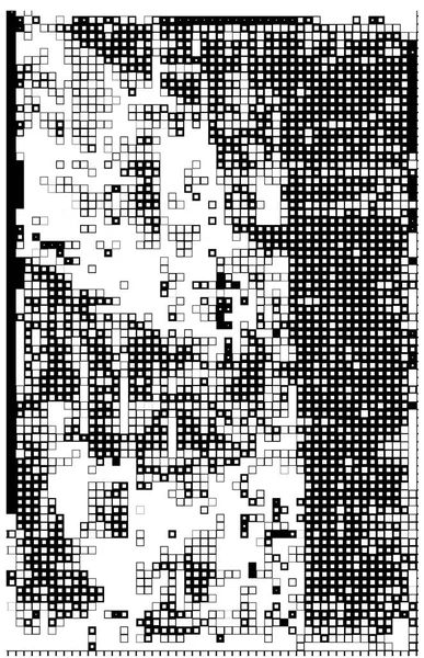 Decorative Black White Background Squares Vector Illustration — Stock Vector
