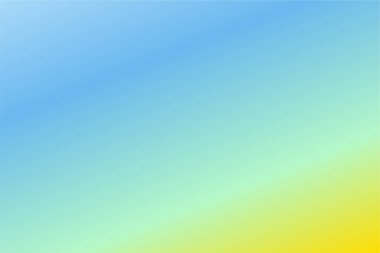 Bebek Mavisi, Turkuaz, Naneli, Altın Renkli Renkli Renkli Soyut Bulanık Gradyan. Yumuşak bulanık arkaplan. Grafik tasarım, afiş ve web için odaklanmış vektör illüstrasyon şablonu