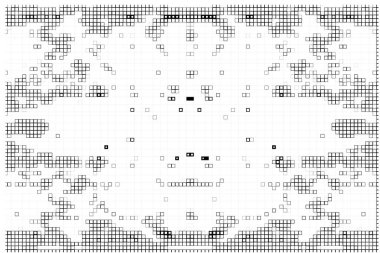 kare simgesine dayalı piksel mozaiği. siyah ve beyaz soyut doku arkaplanı 