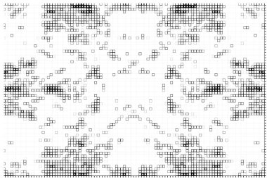 kare simgesine dayalı piksel mozaiği. siyah ve beyaz soyut doku arkaplanı 