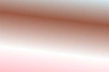 Baby Blue, Burnt Sienna, White, Rosewater renkleriyle renklendirilmiş soyut bulanık arkaplan. Yumuşak bulanık arkaplan. Grafik tasarım, afiş ve web için odaklanmış vektör illüstrasyon şablonu