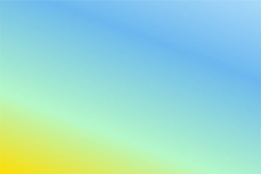 Bebek Mavisi, Turkuaz, Naneli, Altın Renkli Renkli Renkli Soyut Bulanık Gradyan. Yumuşak bulanık arkaplan. Grafik tasarım, afiş ve web için odaklanmış vektör illüstrasyon şablonu