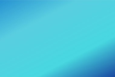 Mavi Grotto, Kraliyet Mavisi ve Aqua, Tiffany renkleriyle renkli soyut bulanık arkaplan. Hafifçe bulanık arka plan. Grafik tasarım, afiş ve web için odaklanmış vektör illüstrasyon şablonu