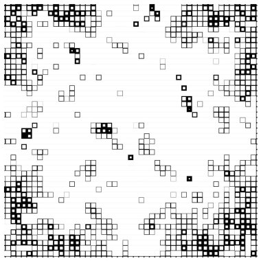  Soyut geometrik siyah beyaz arkaplan. vektör illüstrasyonu.