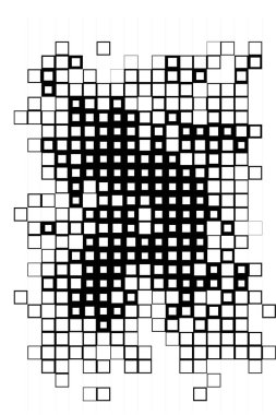  Soyut geometrik siyah beyaz arkaplan. vektör illüstrasyonu.