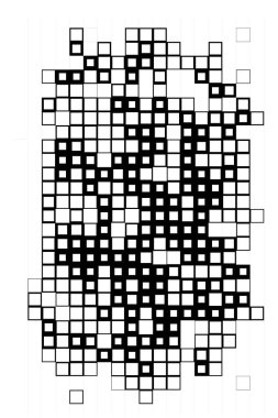  Soyut geometrik siyah beyaz arkaplan. vektör illüstrasyonu.