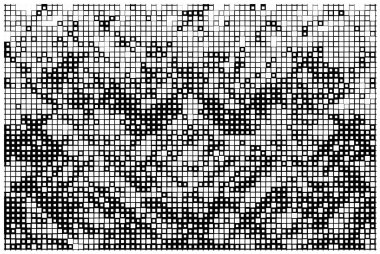 piksel mozaik yarım ton mozaiği