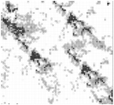 nokta mozaik Yunan haritası