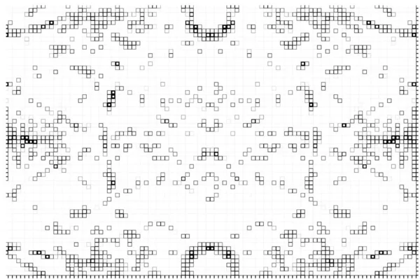 Mosaico Pixel Basato Sull Icona Quadrata Sfondo Texture Astratta Bianco — Vettoriale Stock