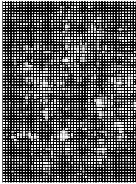Mosaico Pixel Basato Sull Icona Quadrata Sfondo Texture Astratta Bianco — Vettoriale Stock