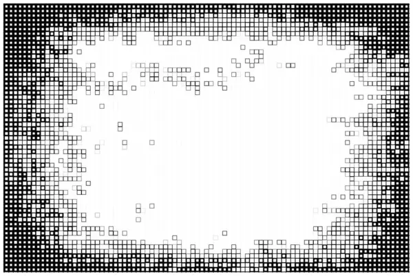 Abstract Geometrische Zwart Wit Achtergrond Vectorillustratie — Stockvector