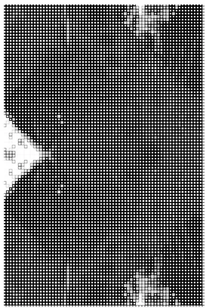 Abstrakte Geometrische Schwarz Weiß Hintergrund Vektorillustration — Stockvektor