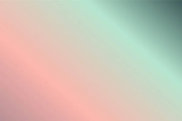 为您的图形设计 色彩斑斓的抽象模糊渐变背景添加毛夫鲑鱼薄荷绿色彩的解调向量图解模板 — 图库矢量图片