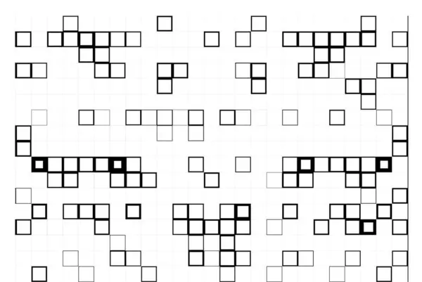 Набор Геометрических Узоров Квадратами Прямоугольниками Квадратами — стоковый вектор