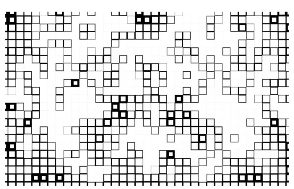 黑白正方形的矢量集 — 图库矢量图片