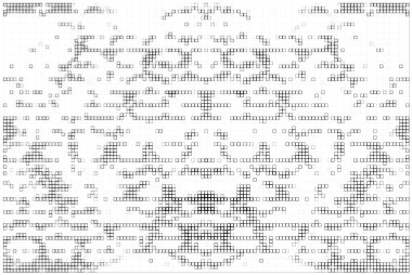 piksel mozaik yarım ton arkaplan, vektör illüstrasyonu