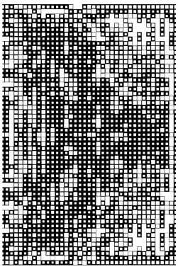 piksel mozaik yarım ton arkaplan, vektör illüstrasyonu