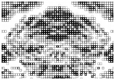 soyut pikselli arkaplan. monokrom dokusu. Siyah beyaz arka plan. kalıp arkaplanı 