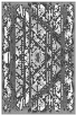 soyut pikselli arkaplan. monokrom dokusu. Siyah beyaz arka plan. kalıp arkaplanı 