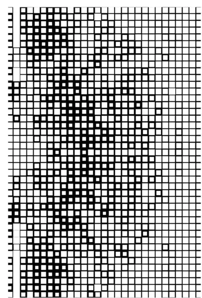 矢量半色调点背景 半色调背景 数字技术的现代几何设计 — 图库矢量图片