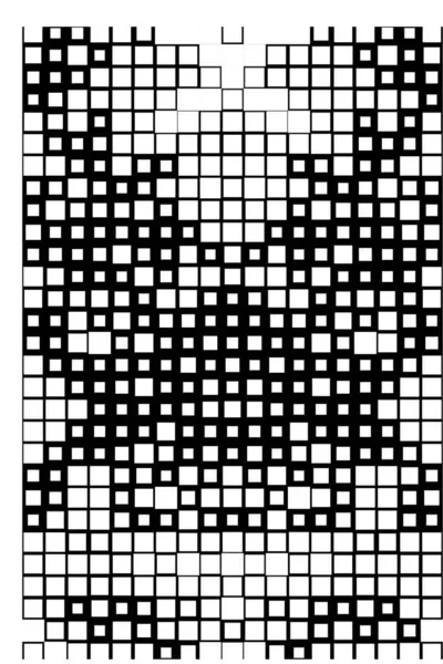 Полутоновый Рисунок Черный Белый Фон Точки Белом Фоне Наложение Бедствие — стоковый вектор