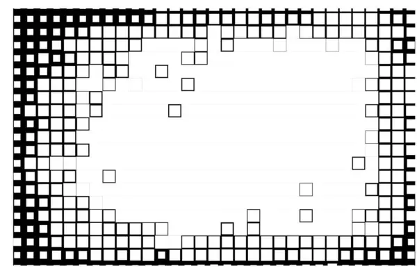正方形像素正方形马赛克图标 — 图库矢量图片