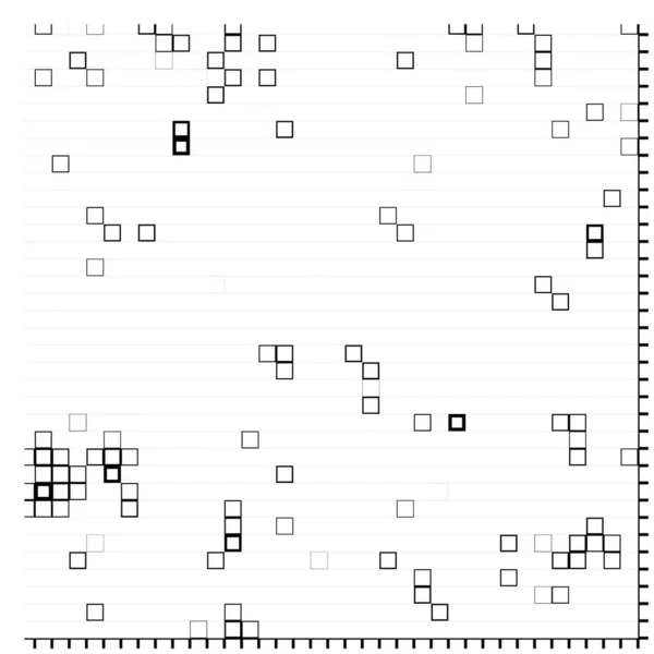 Pixelated Och Fyrkantig Vektor Mosaik — Stock vektor