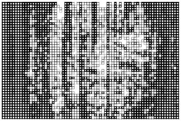 Абстрактный Пиксельный Фон Монохромная Текстура Черный Белый Текстурированный Фон Фон — стоковый вектор