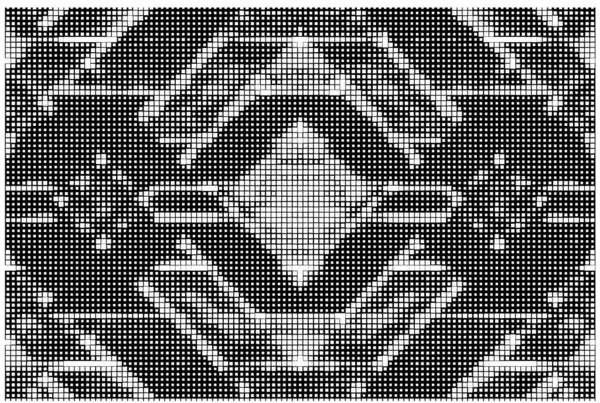 Abstrakt Pixelated Bakgrund Enfärgad Textur Svart Och Vitt Strukturerad Bakgrund — Stock vektor