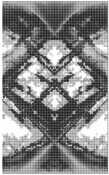 Abstrakcyjne Pikselowane Tło Faktura Monochromatyczna Czarno Białe Teksturowane Tło Tło — Wektor stockowy